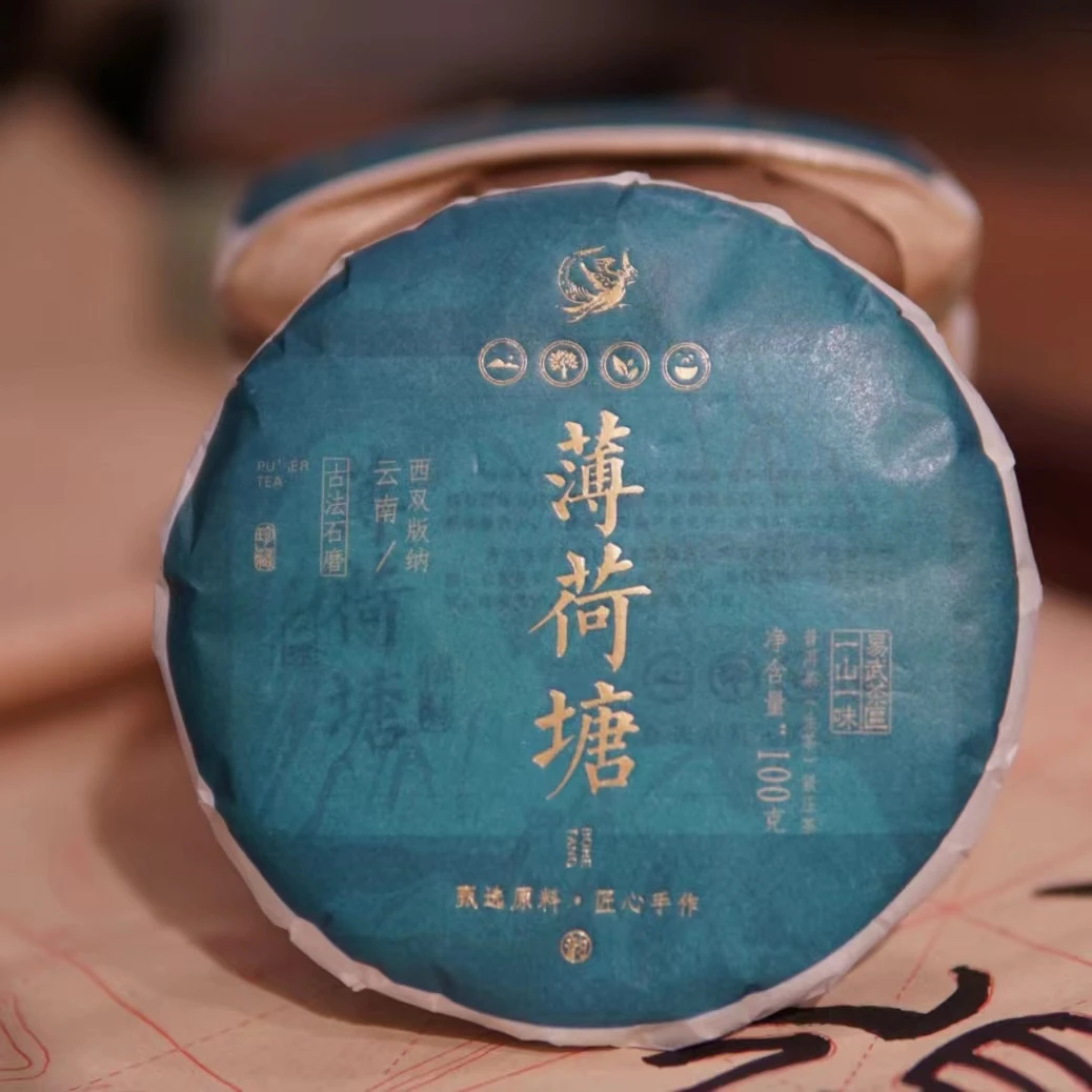 薄荷塘 普洱茶生茶 100克/饼