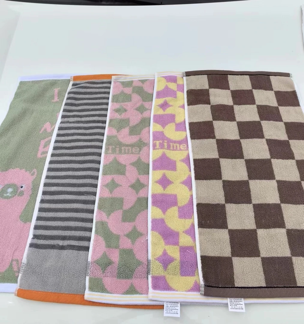 福利25*50纯棉毛圈小毛巾擦手擦脸毛巾（不挑花型介意慎拍）五条装