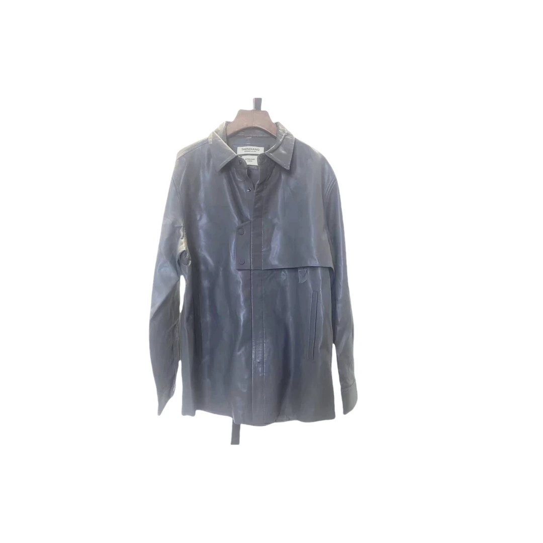 4312860男士百搭仿皮外套