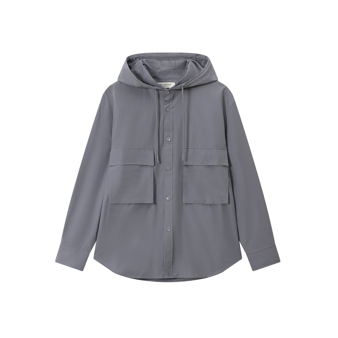 108--3011990灰色宽松长袖外套