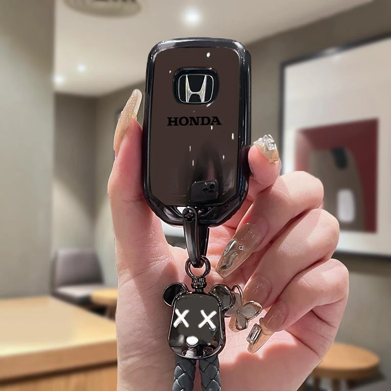 专用本田钥匙套十代雅阁思域crv皓影urv飞度英诗派冠道杰德车扣壳