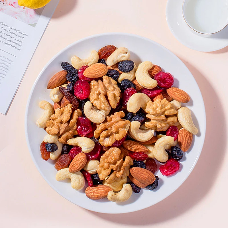 鲜记 每日坚果500g 混合干果核桃巴旦木腰果 孕妇儿童零食 坚果