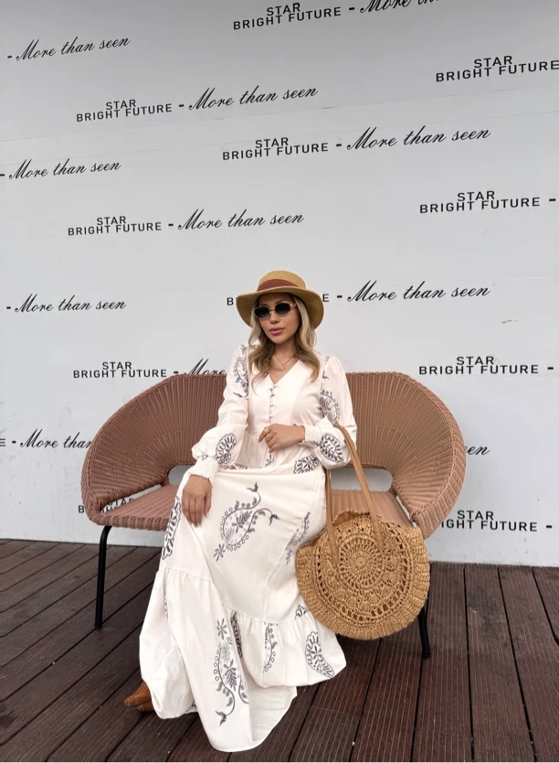 【Anne Official】波西米亚风度假连衣裙（建议拍小一码）