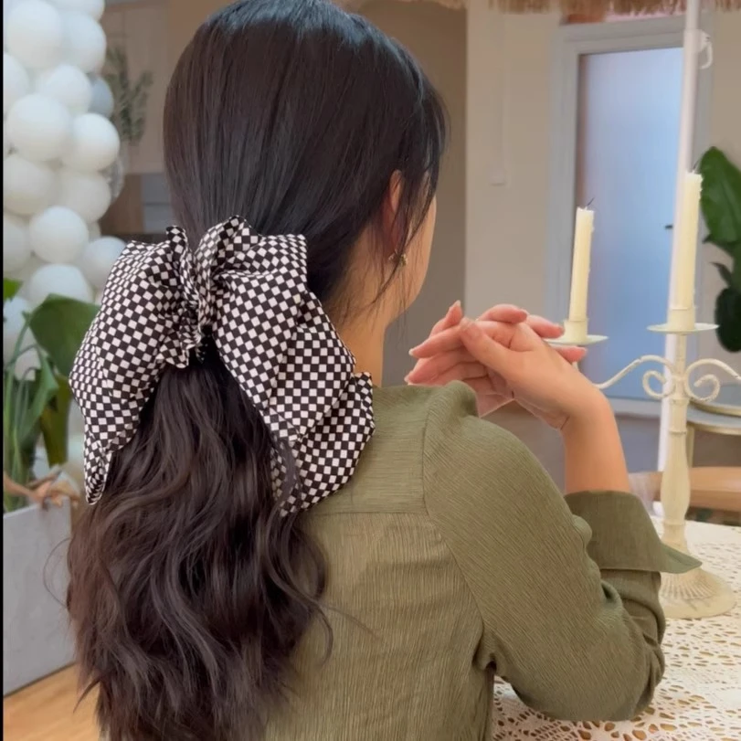 缦纤华【蝴蝶结长云朵烫】抓夹马尾假发马尾女自然蓬松卷发仿真发丝