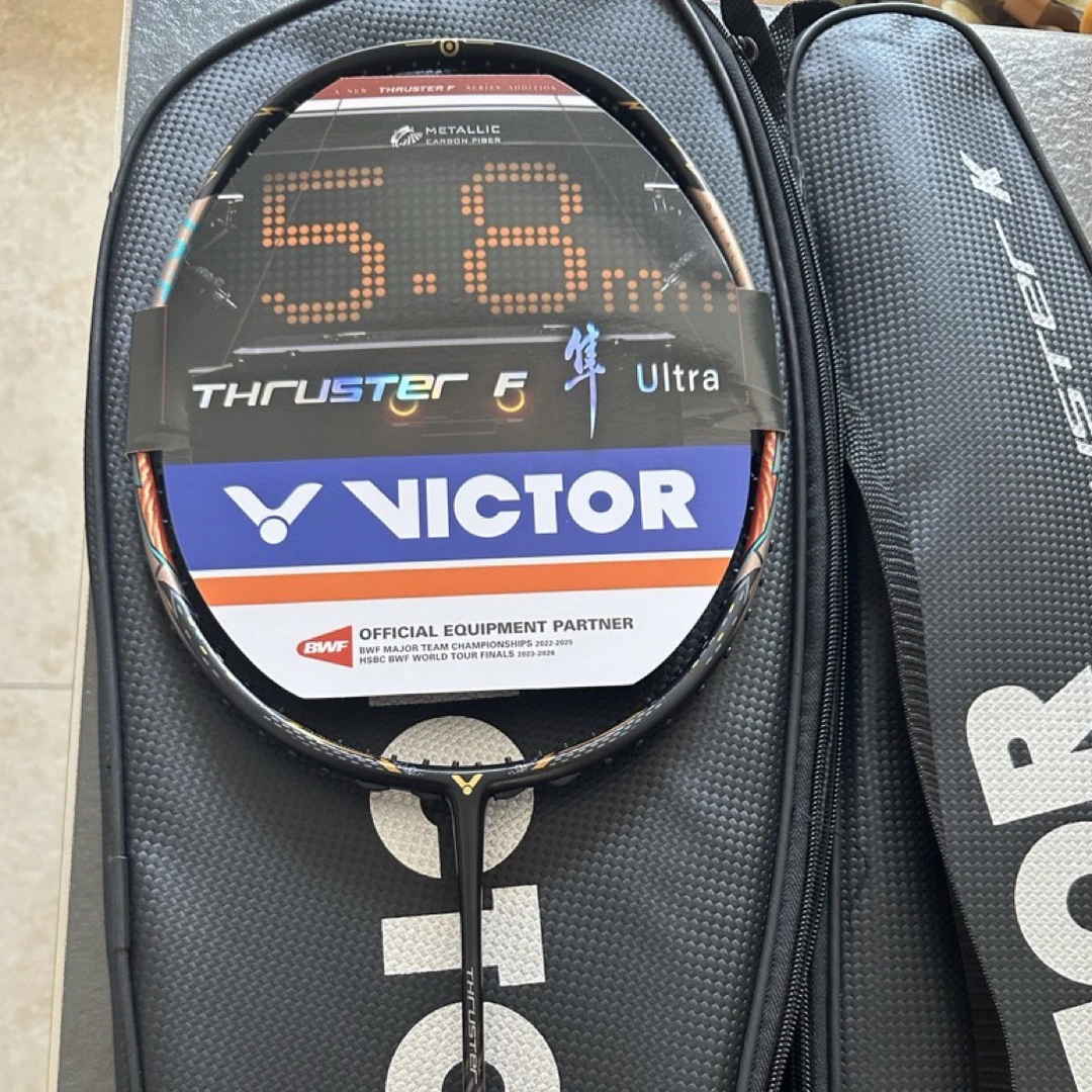 胜利TK-F隼Ultra 专业羽毛球拍、5.88mm纤细中杆
