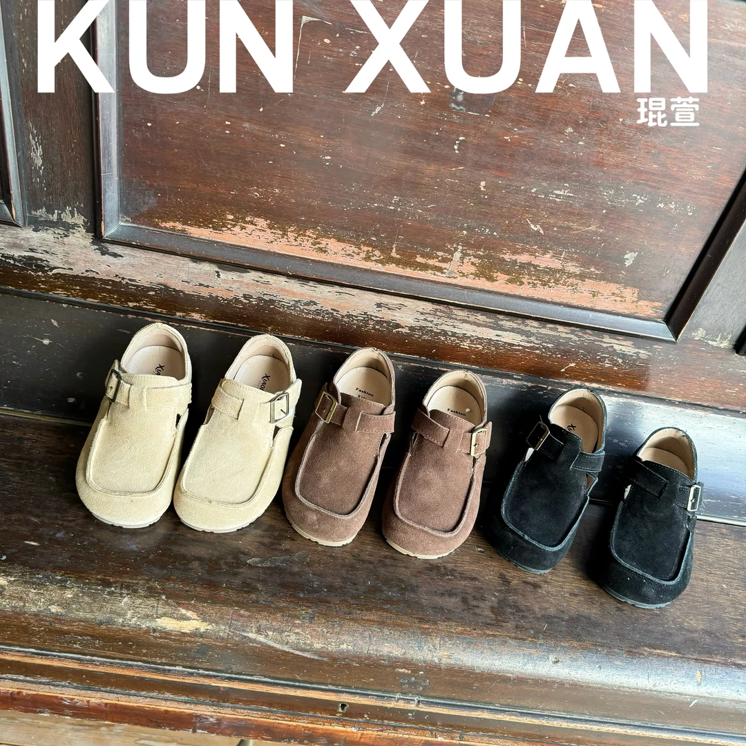 【琨萱】“步履不停”男女童秋款百搭舒适勃肯鞋 24DP011