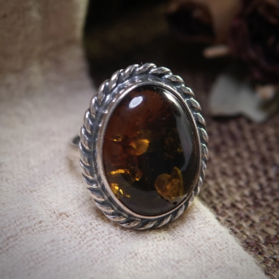 铜合金戒指 翡冷萃  波罗的海 麻绳编织戒指 H39