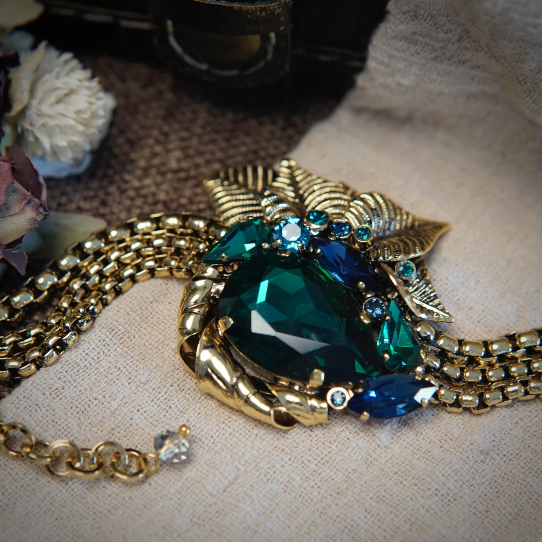 铜合金手链 翡冷翠手链 佛罗伦萨克重工花卉手链K123