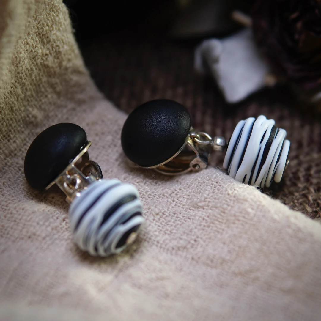 铜合金合成锆石耳饰 佛罗伦萨手作 简洁百搭耳饰 Z173