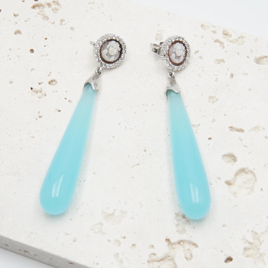 铜合金耳饰 翡冷萃 南部Naples 耳饰 JG1