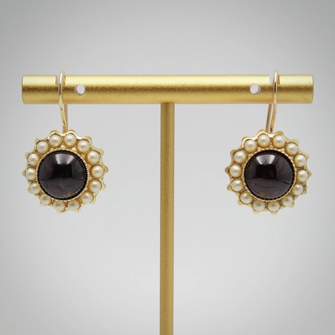 铜合金耳饰 翡冷翠耳钉 佛罗伦萨耳饰手作DY10