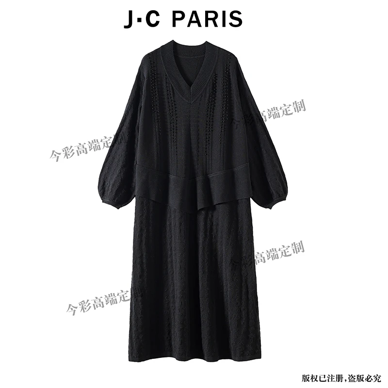 【手工设计】879秋冬季设计宽松连衣裙