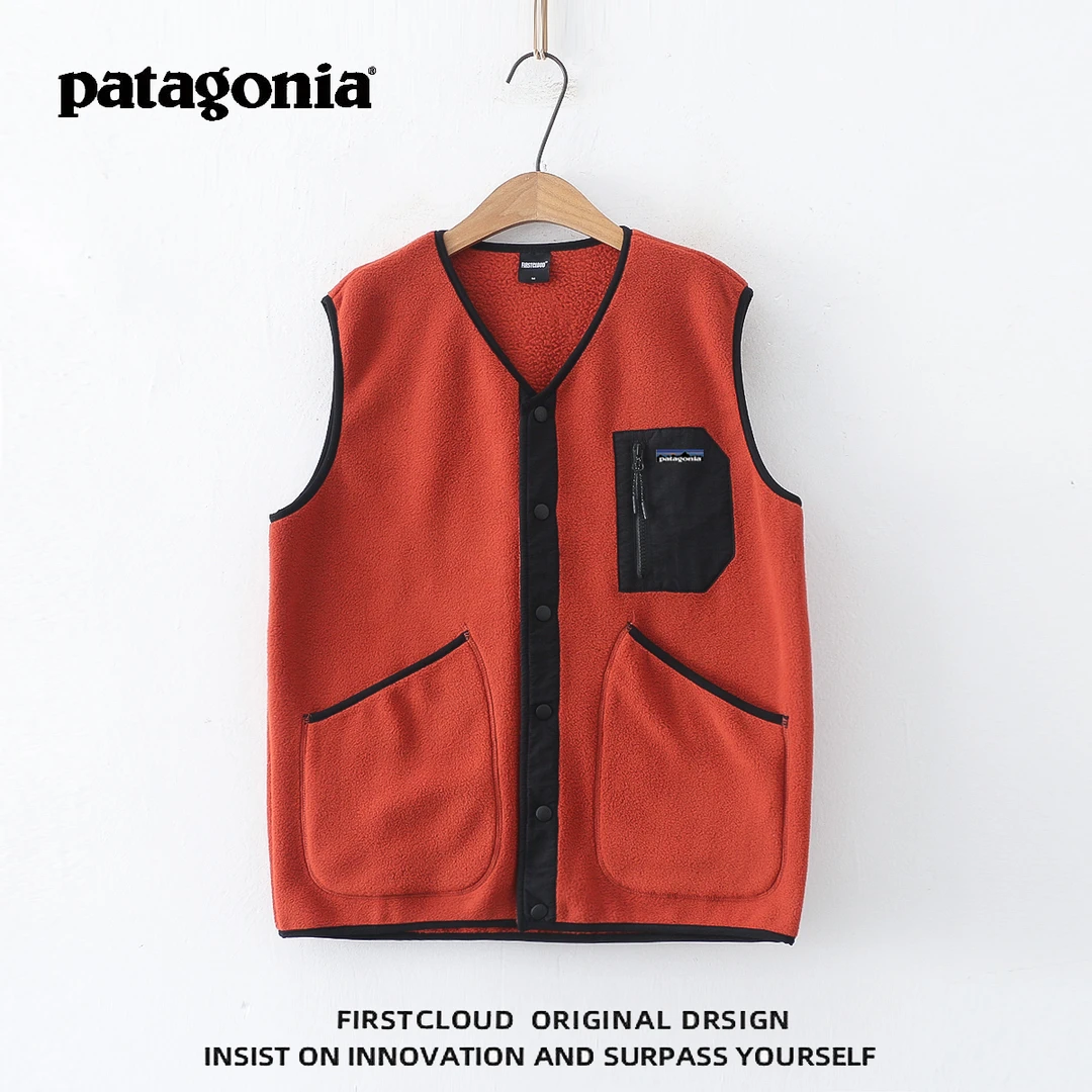 巴塔哥尼亚（Patagonia）男士保暖抓绒衣上衣马甲背心立领开衫