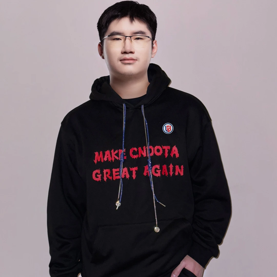 LGD✖DingDing 联名款连帽卫衣Great 姐的呐喊运动时尚宽松印花