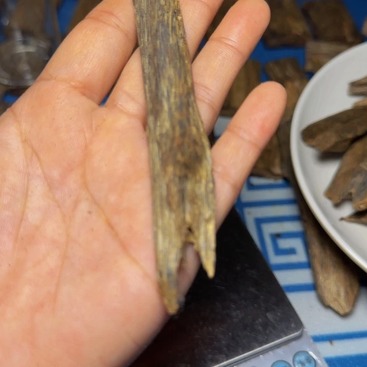 木安*心手工艺雕塑根雕木方板材8.5克