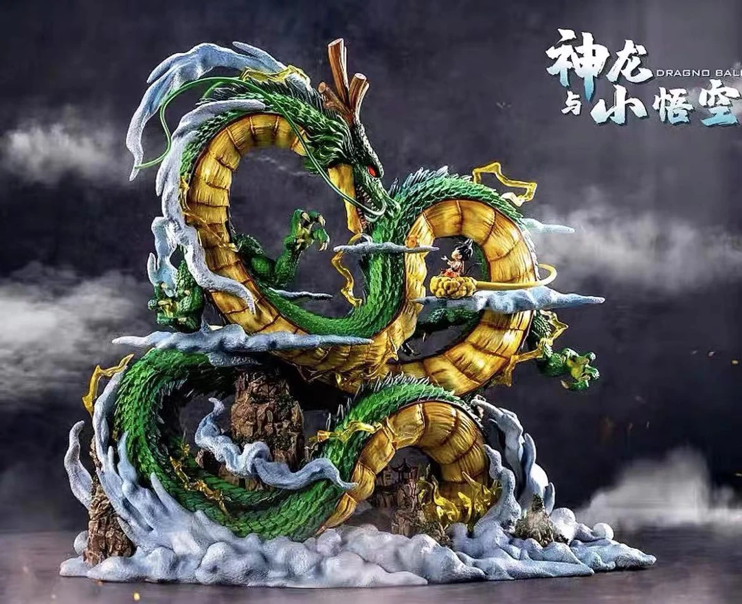 【墨离潮玩】七龙珠GK小神龙与小悟空 优质22cm高手办摆件