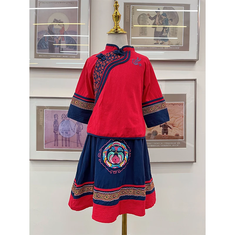 【仫飞原创民族服饰】服装男女夏款（棉麻）