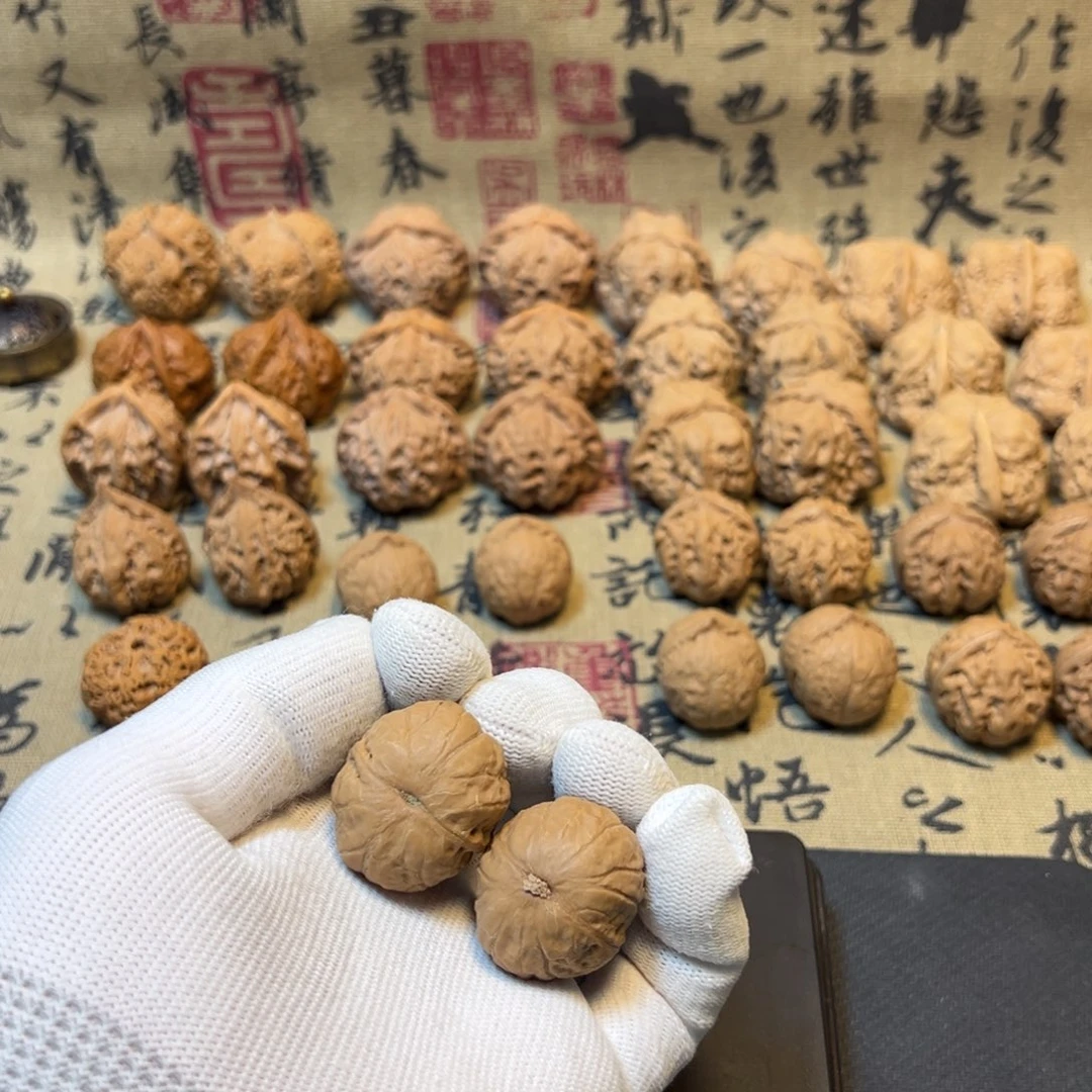 猴头核桃把件无*菜开播福袋福利元宝小光头
