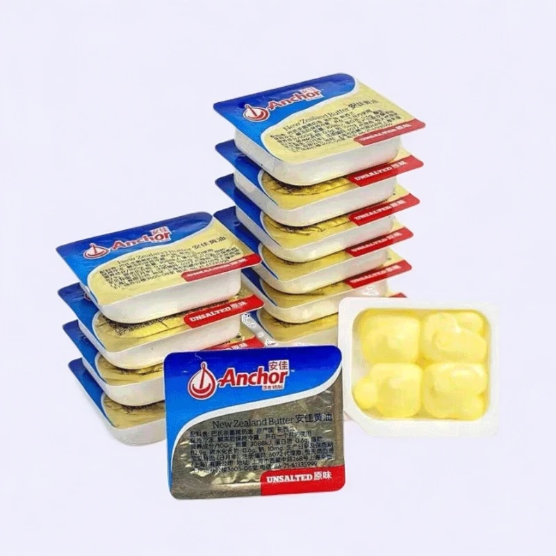 Anchor/安佳进口动物黄油小包装家用烘焙煎牛排涂抹面包家用烹饪