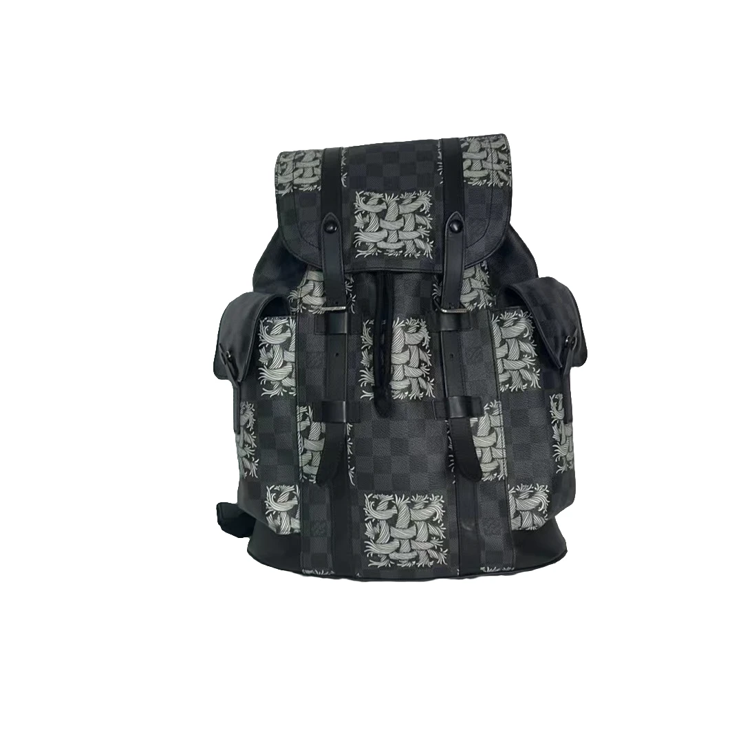 95新 LouisVuitton/路易威登 经典/藤原浩联名款克里斯托弗双肩包