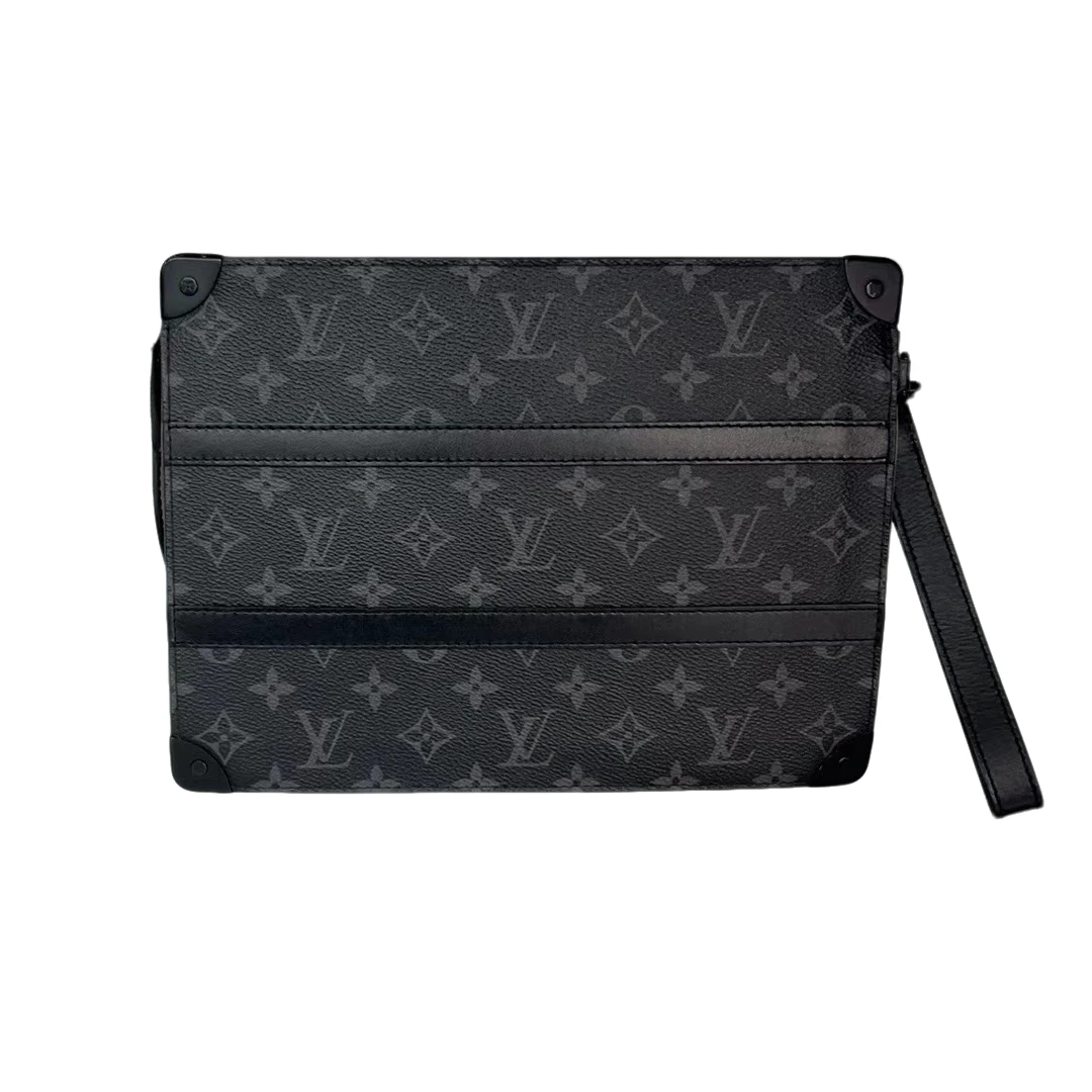95新 LouisVuitton/路易威登 LV黑老花新款经典手拿包（）