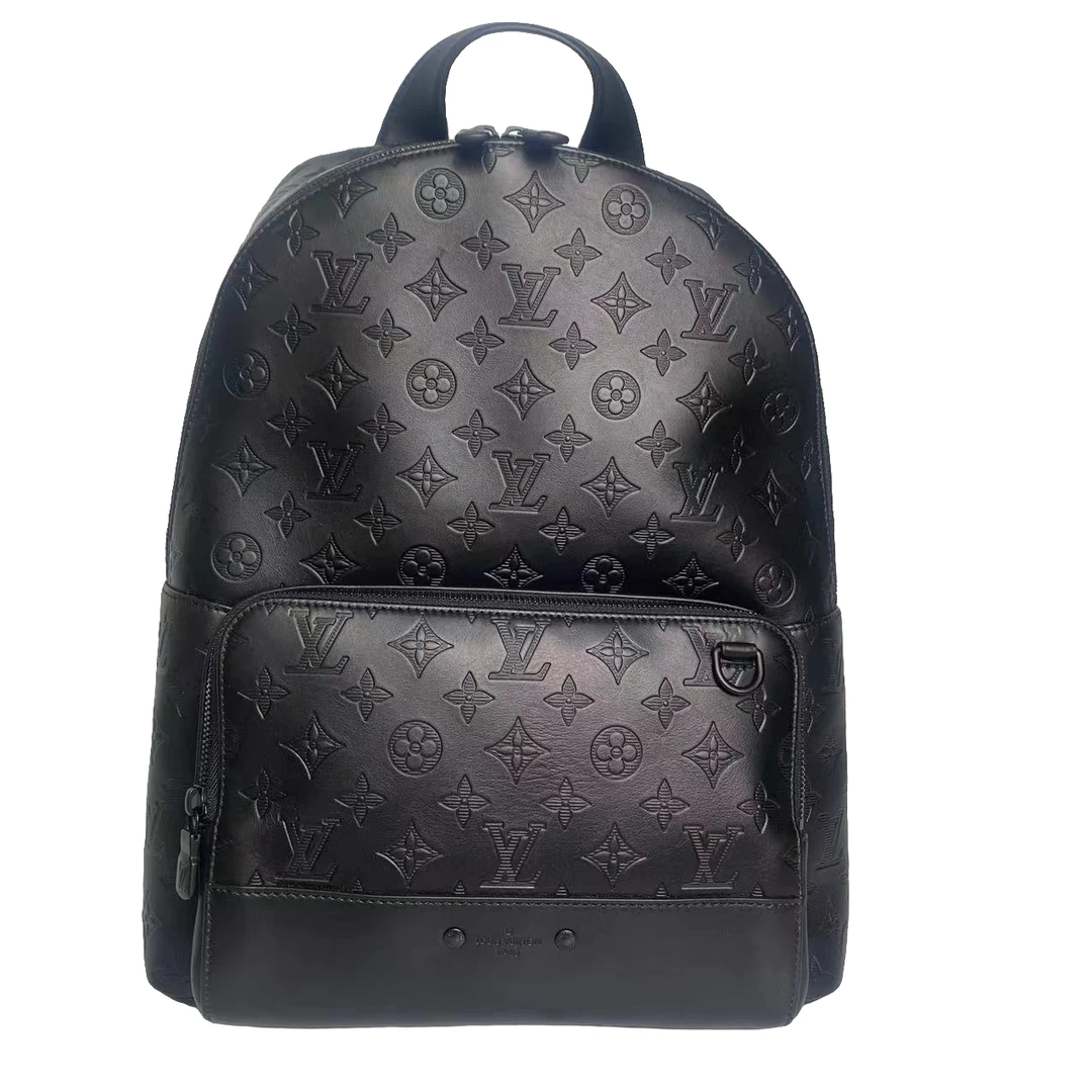 99新 LouisVuitton/路易威登 RACER 双肩包 男士 黑色压花 大全套