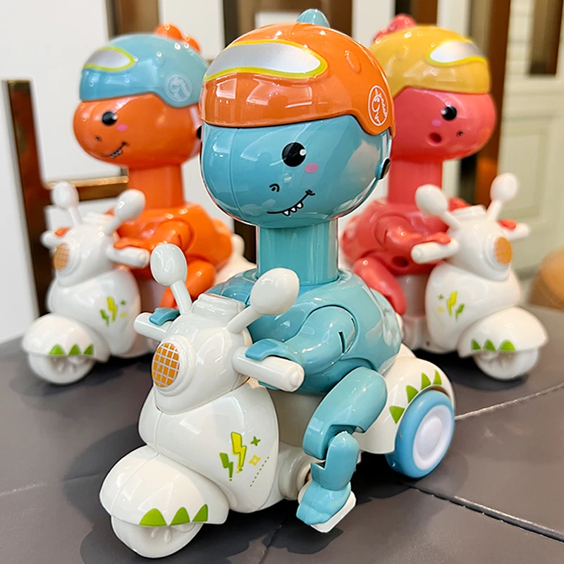 婴儿启蒙6-12个月以上宝宝4按压恐龙摩托车3-6岁幼儿童0一1岁玩具