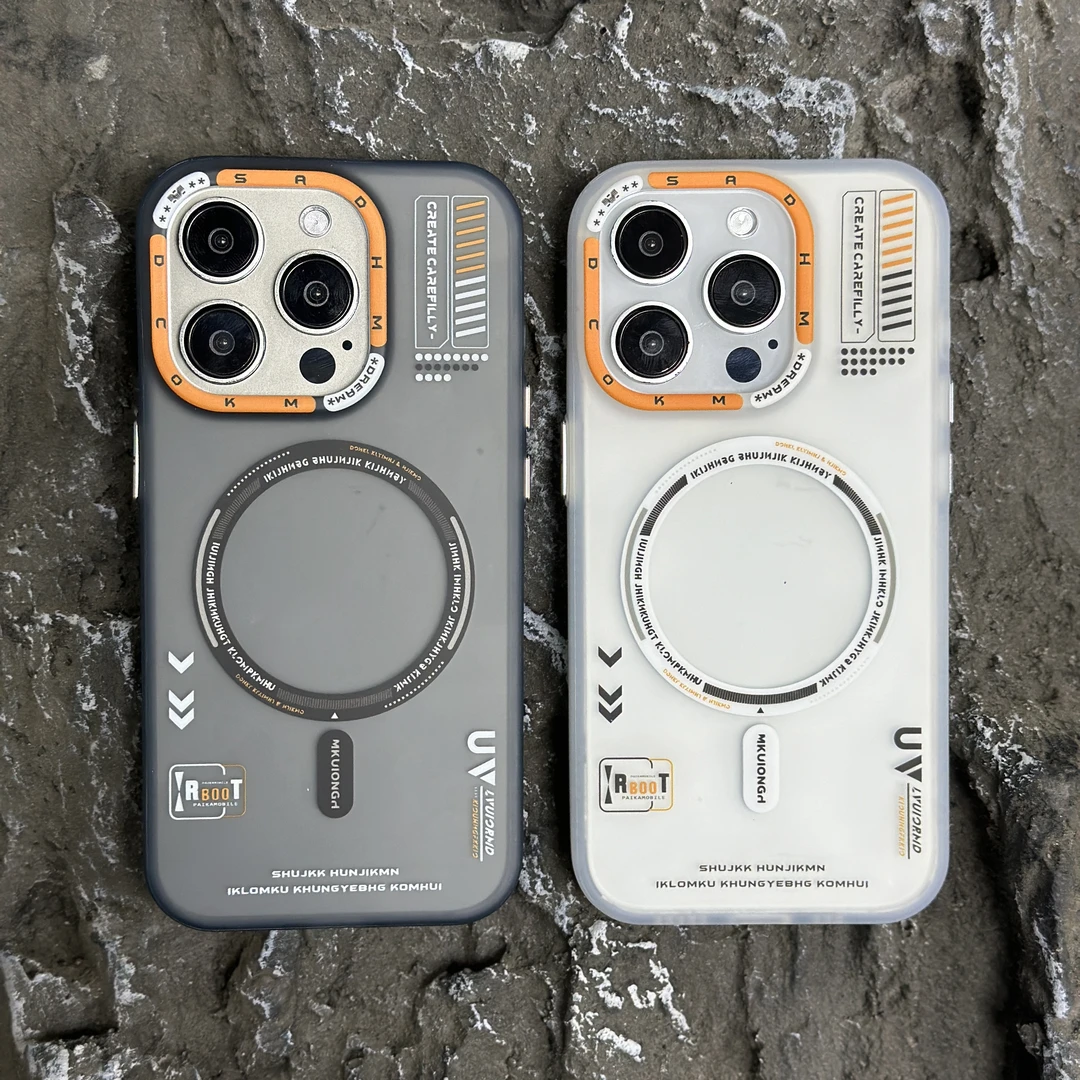 磁吸M1系列苹果iPhone15promax手机壳14潮流个性防摔磨砂防指纹13