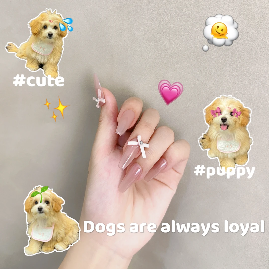 【高定小甜甜】婉之手工穿戴甲 高级美甲师纯手工作品