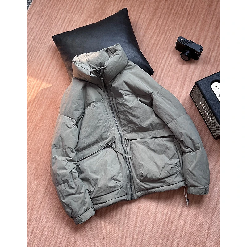 破店 韩系极简风冬季男式羽绒服外套休闲百搭上衣2024新款男装