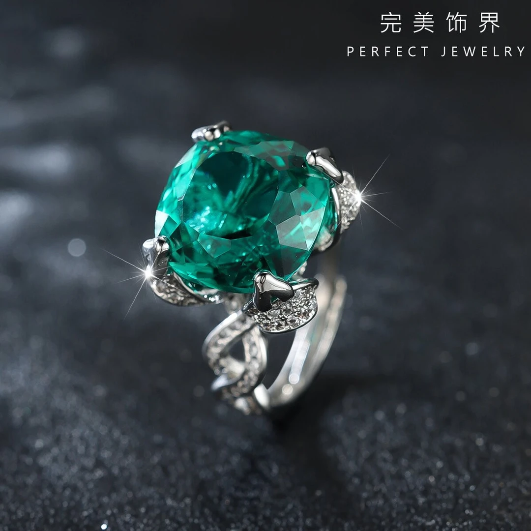 铜合金合成锆石戒指 意DAllure帕拉切时尚轻奢活口戒2514