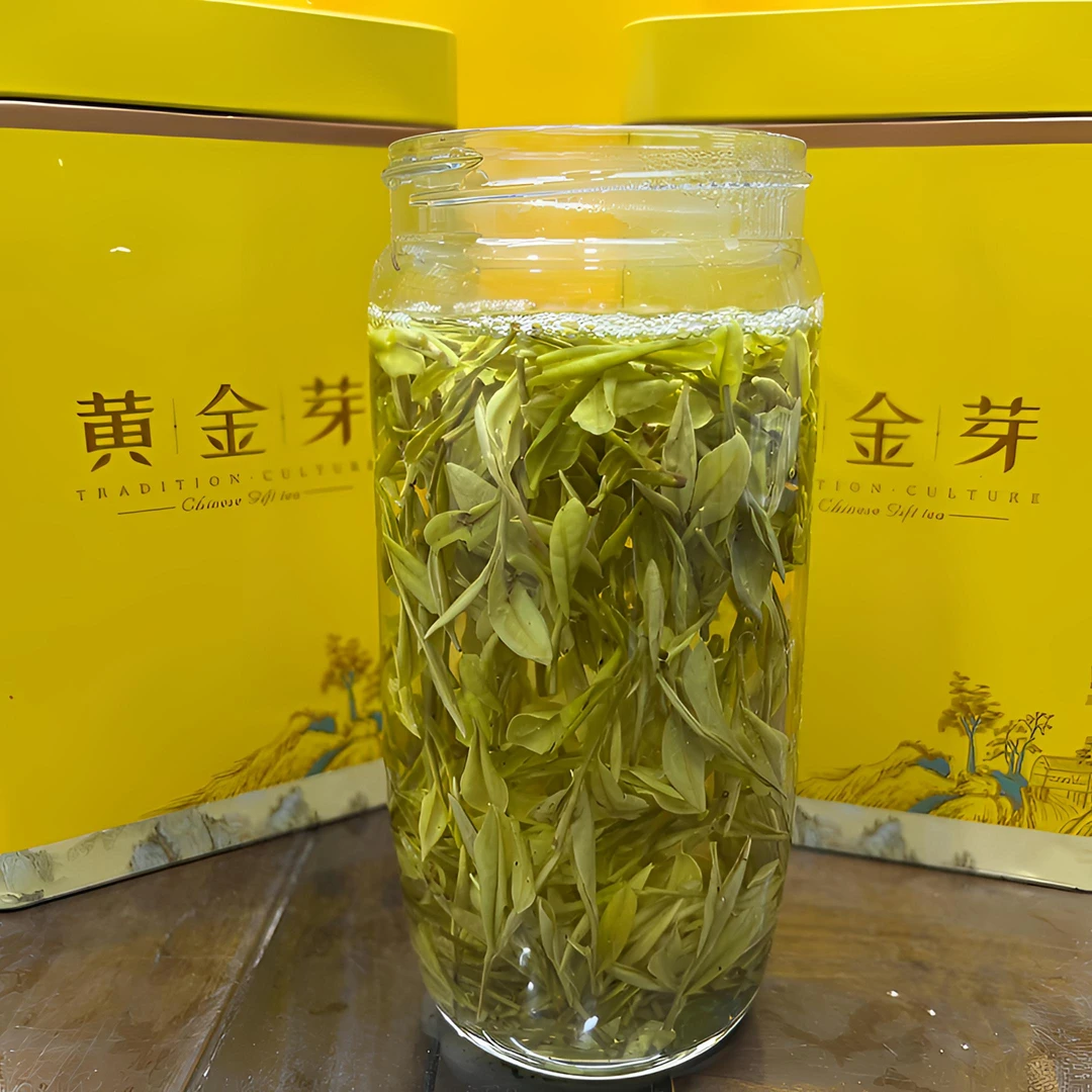 2024年新茶雨前【黄金芽】高山奶白黄金芽口粮茶绿茶
