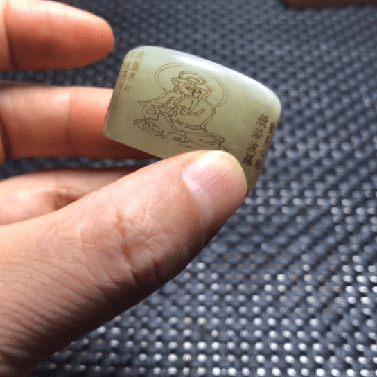白玉菩提手串吊坠