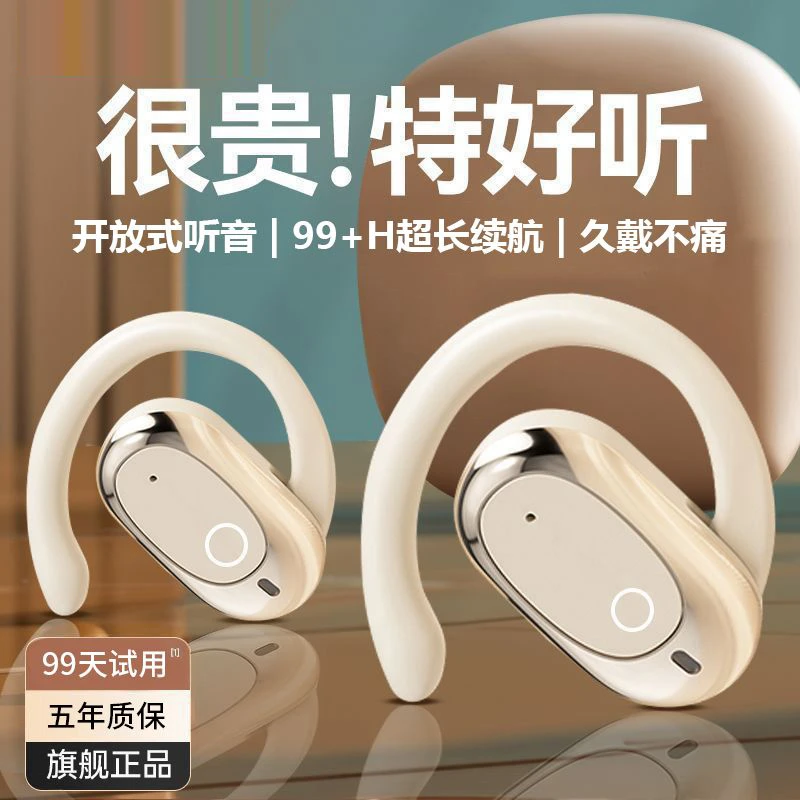 【柏林之音】骨传导蓝牙耳机无线2025新款挂耳式不入耳降噪高音质