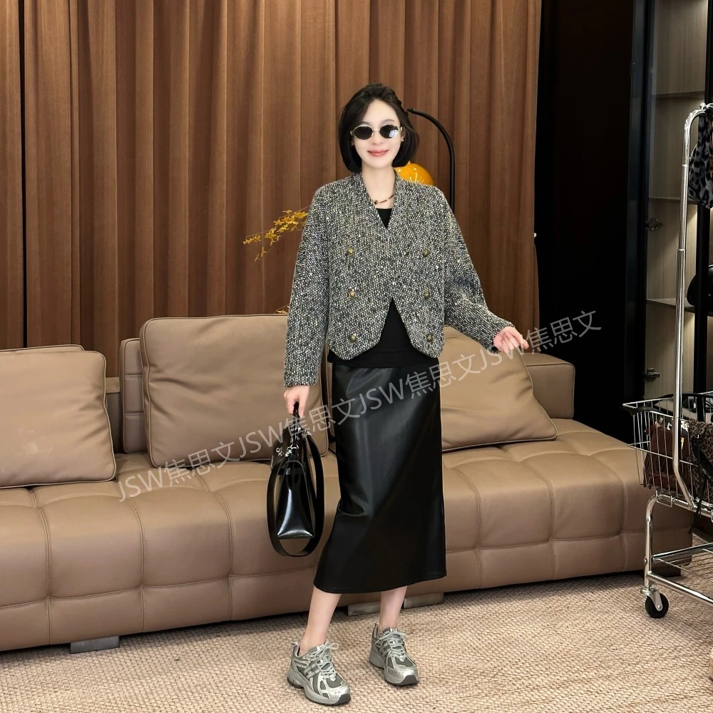 年终大促 秋季时尚休闲百搭洋气设计款小香风短外套YL2409268