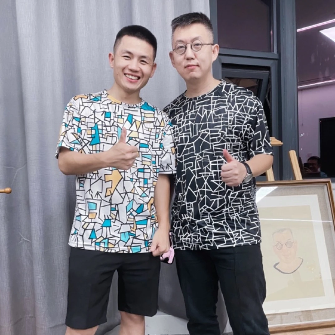 汉字设计作品兰亭序，国潮T恤短袖t恤透气出游情侣短袖