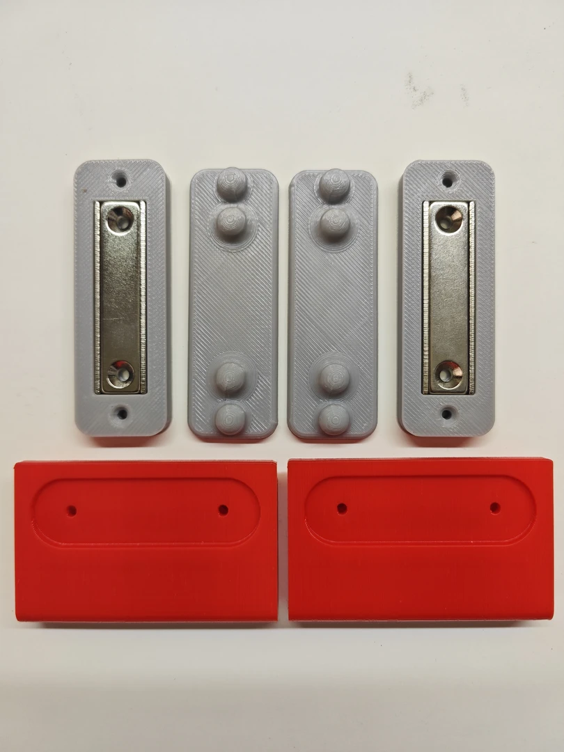 三轮车篷布固定塑料壳磁吸