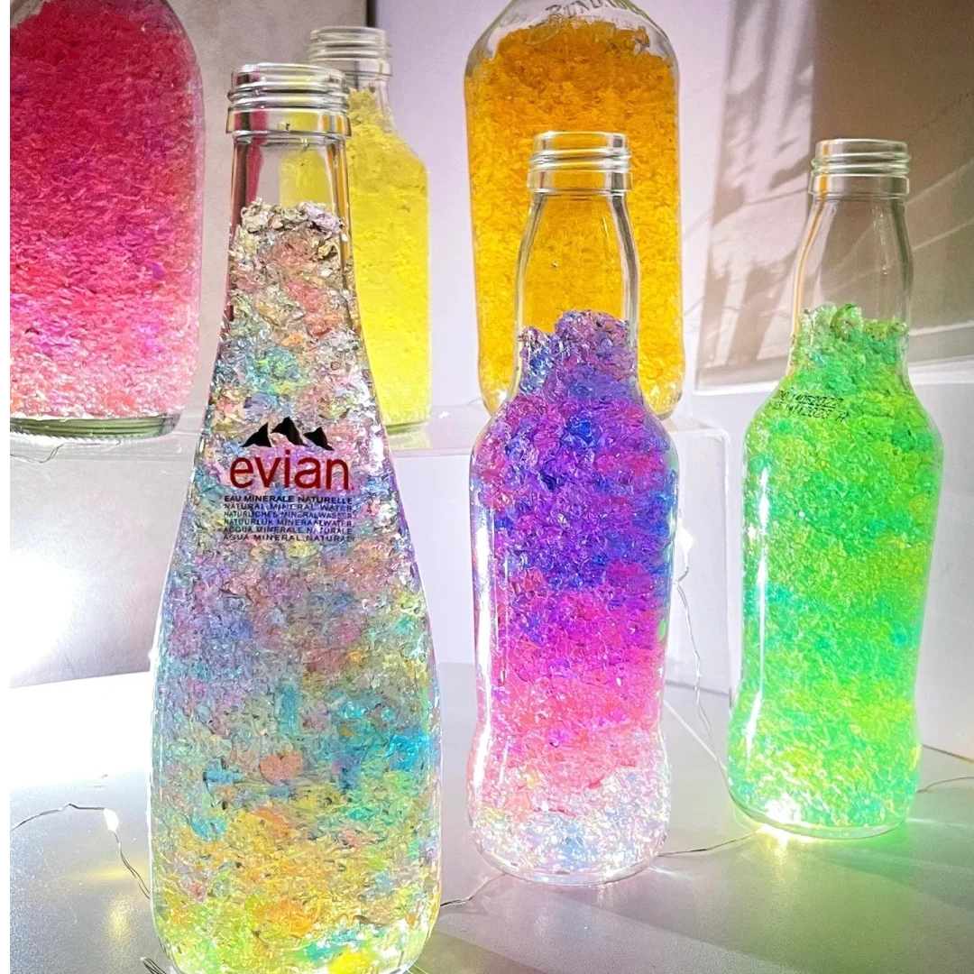 海洋宝宝泡大珠水宝宝水晶宝宝海洋瓶玻璃瓶霸王珠水培吸水珠无毒