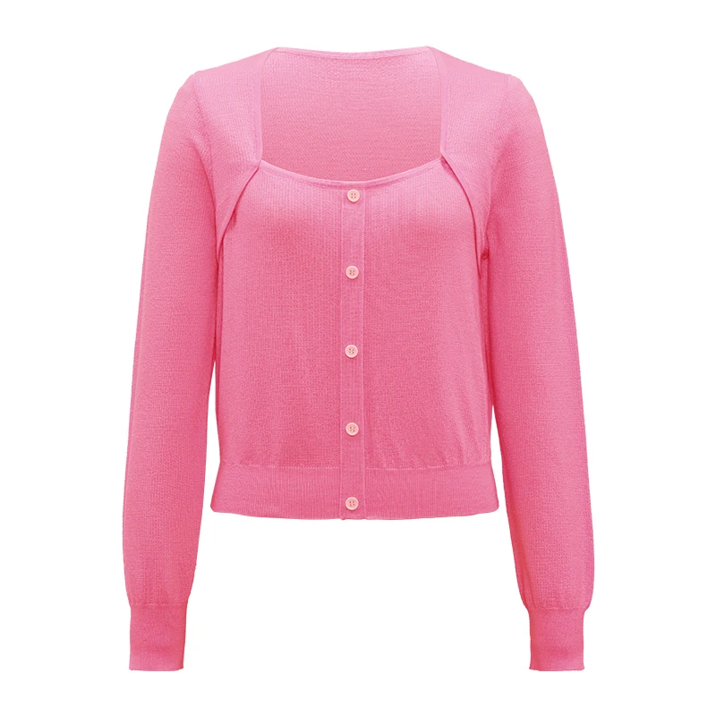 ［主播柠］lammix27绵羊毛混纺针织衫女M3C5136