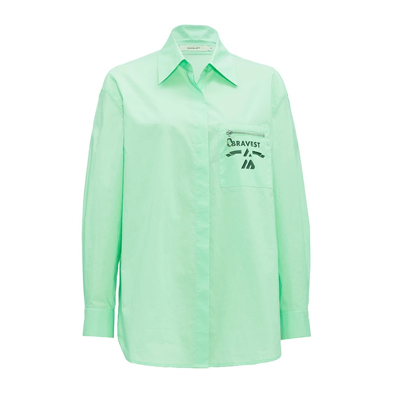 ［主播柠］lammix27翻领衬衣女M3C2029