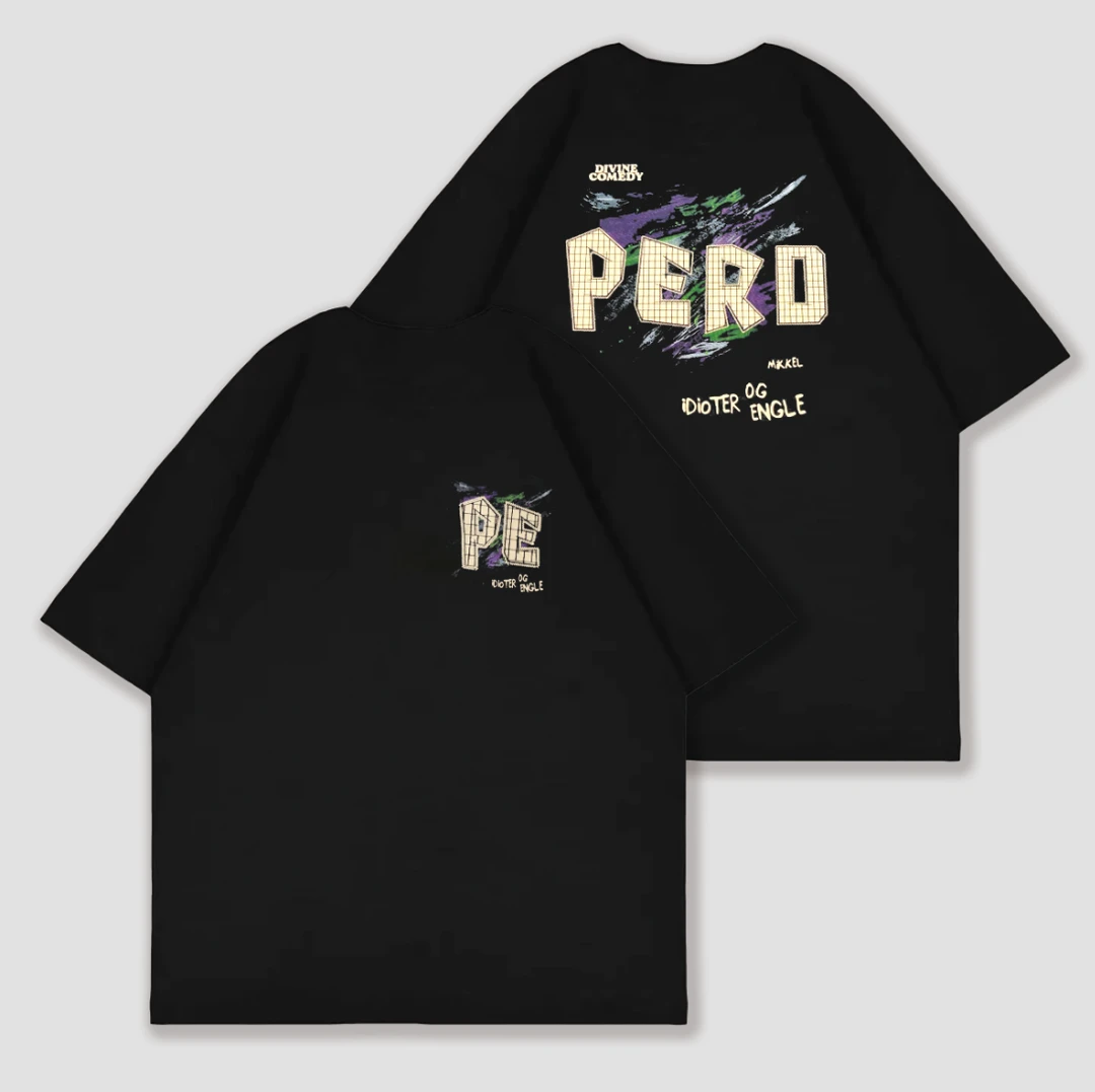 PE新款发泡半袖宽松潮流T恤百搭2689