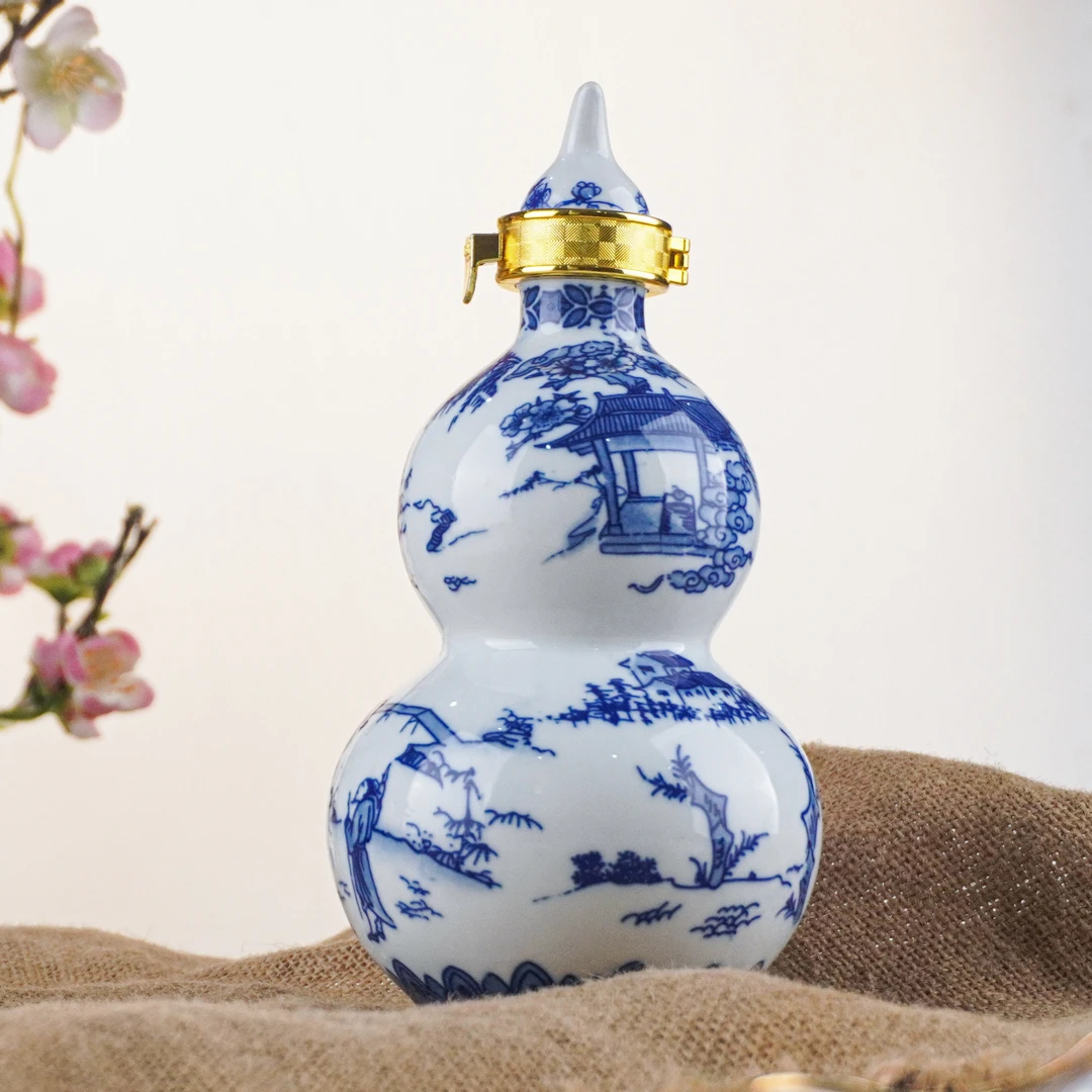 度方【福禄平安】浓香型纯粮固态白酒52度500mL*2瓶包邮52度500mL