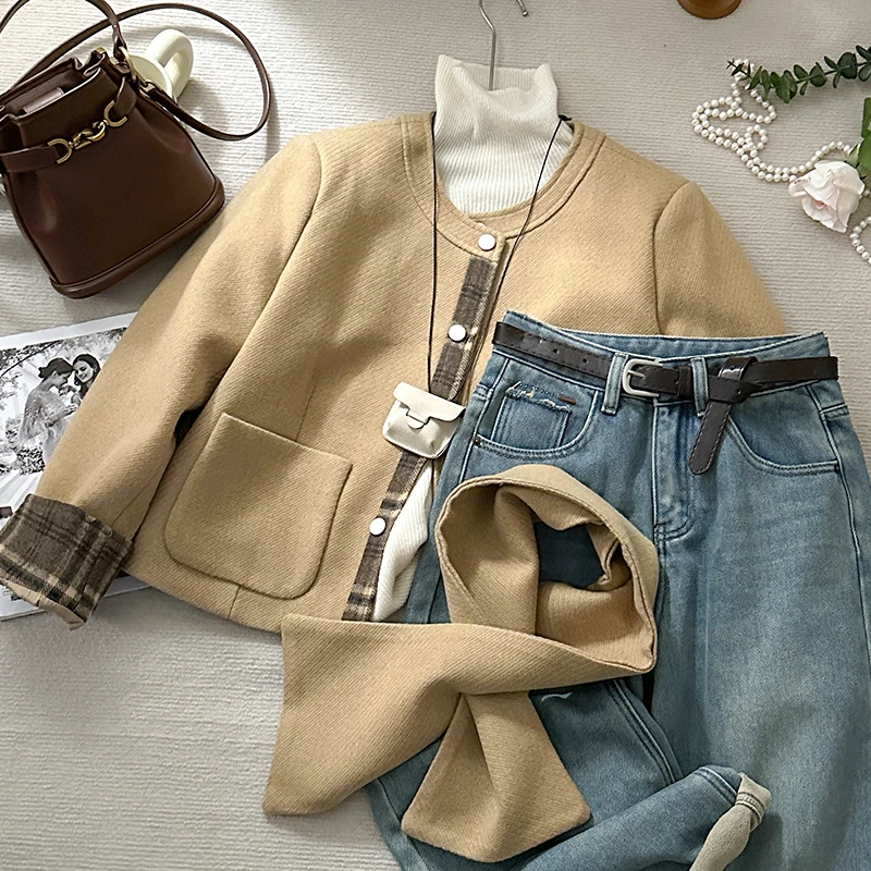 1CoMo 新款百搭时尚冬季保暖设计感气质休闲韩版羽绒内胆外套6671