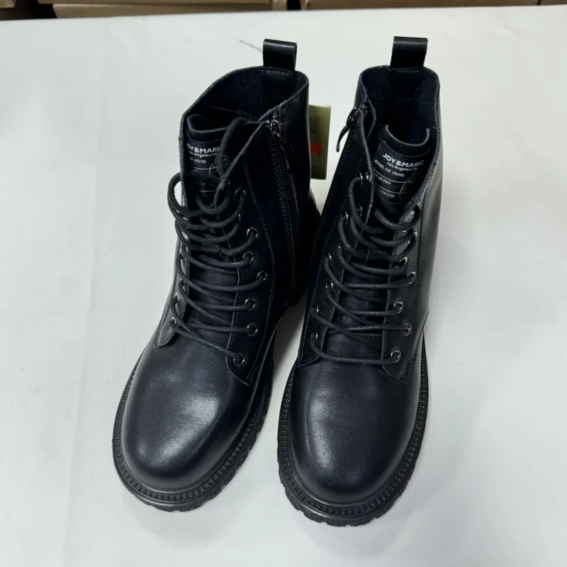 真皮英伦风时尚百搭舒适防滑单里马丁靴96290W