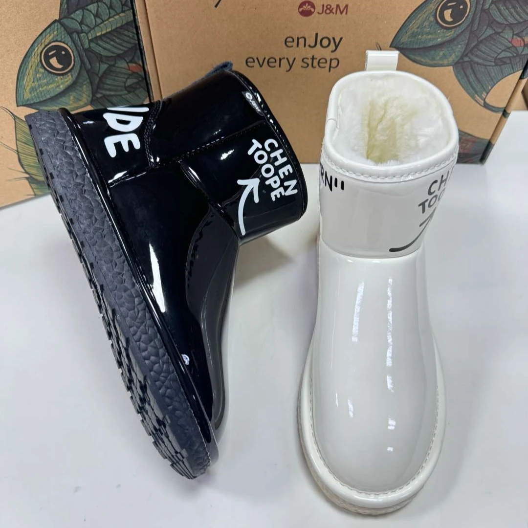 J&M/快乐玛丽冬季加绒保暖加厚时尚厚底女鞋96615W