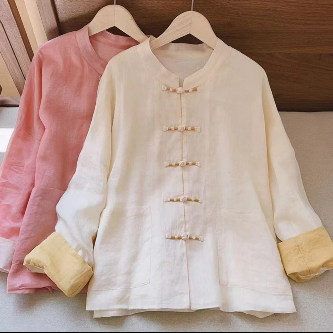 秋季新款清欢盘扣开衫外套防晒新中式