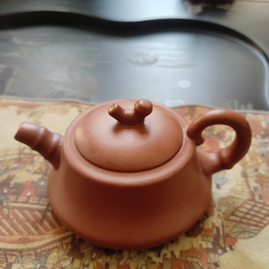 孙志峰朱泥一品竹紫砂壶