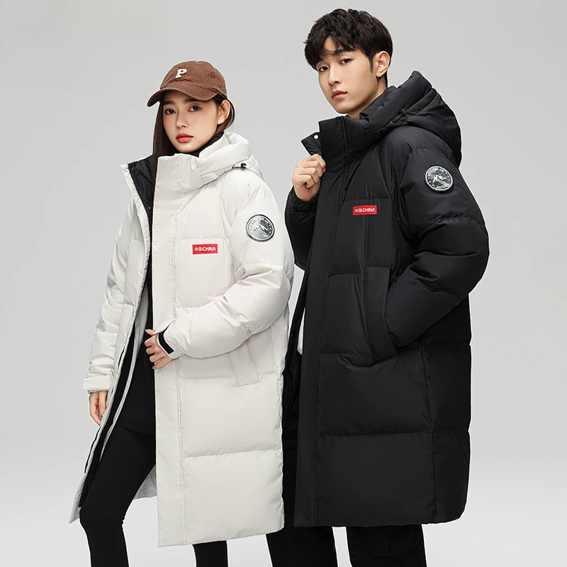 高品质防寒服情侣中长款2025年冬季新款加厚男女潮流冬天外套保暖