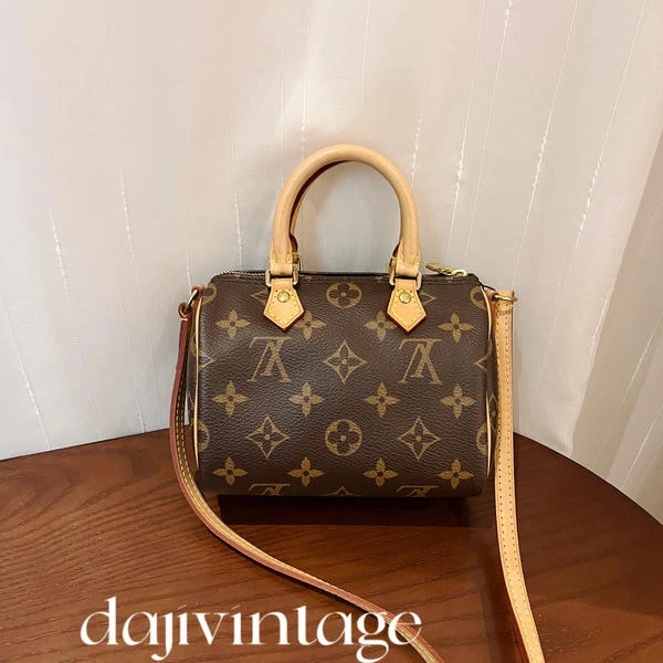 大吉中古/LV speedynano 斜挎包