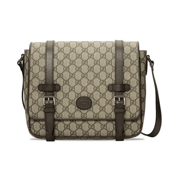 大吉中古/GUCCI古驰老花邮差包